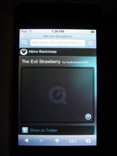 Actual screen may vary depending on OS version Flash page on iPod