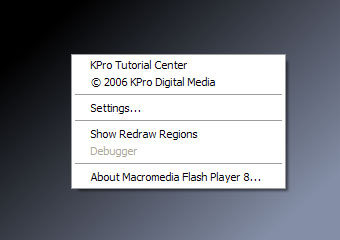 [showing the custom context menu good to go]